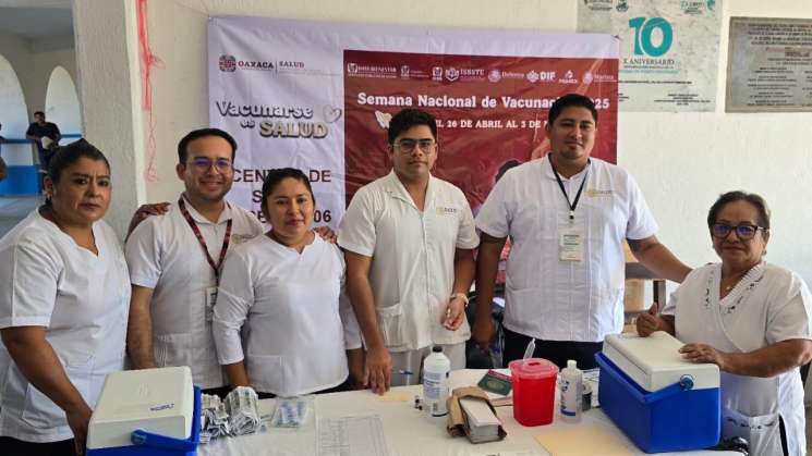 Oaxaca supera el 80% de avance en vacunación: SSO  