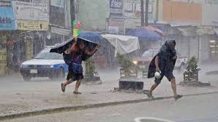 Lluvias y tormentas eléctricas en diversas partes de Oaxaca 