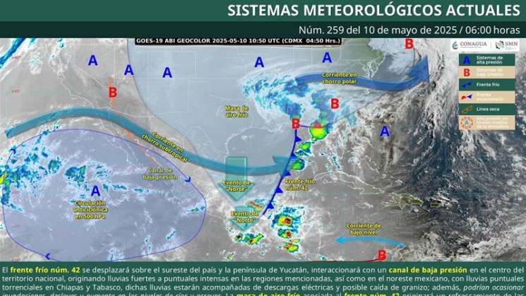 Continuarán lluvias de intensidad variable en zonas de Oaxaca 