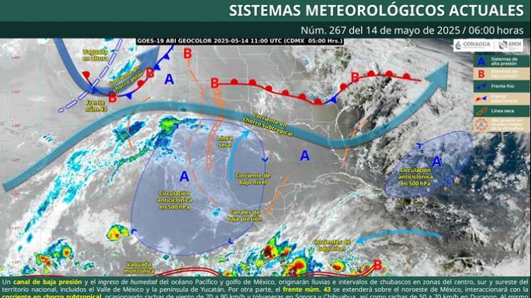 Se prevé clima estable en gran parte de Oaxaca hoy miércoles 