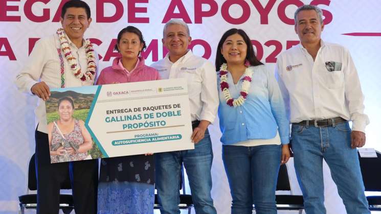 Entrega Salomón Jara 6.7 mdp en apoyos al campo