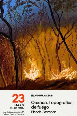 La artista Blanch Castañón en el MUPO