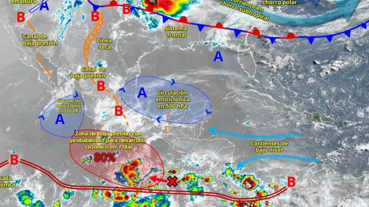 Se preve día caluroso y aguaceros en territorio estatal