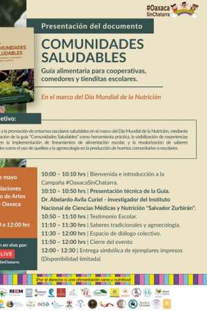 Invitan a la presentación de la Guía Comunidades Sustentables