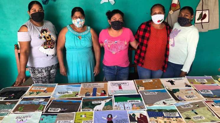 Taller del Colectivo Hormigas Bordadoras de Tanivet en el CCB