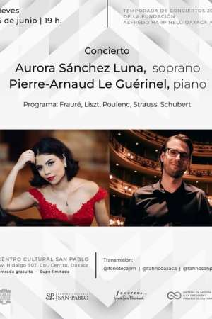 Concierto operístico con Aurora Sánchez Luna