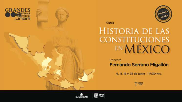 Hoy inicia curso Historia de las Constituciones de México