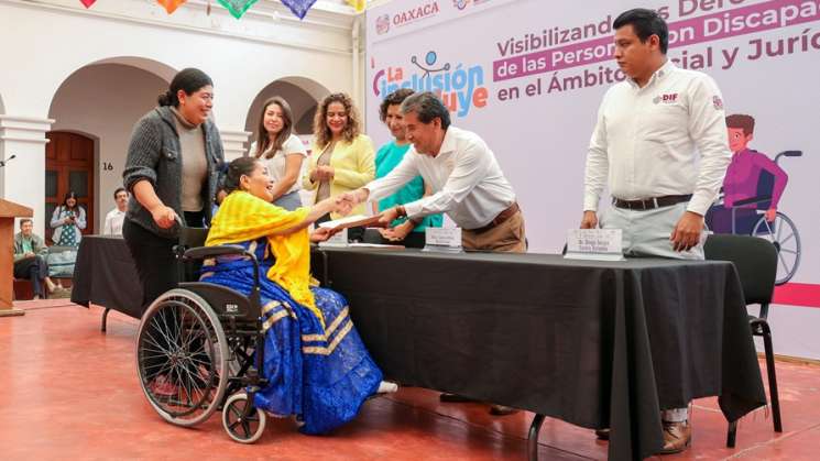 DIF Oaxaca impulsa la inclusión de personas con discapacidad