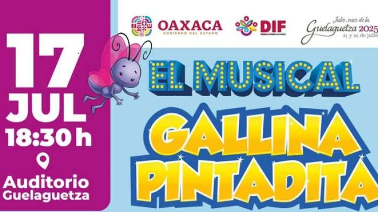 DIF invita a  del espectáculo infantil Gallinita Pintada
