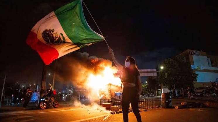 La UE acusa a Sheinbaum por violencia en Los Ángeles