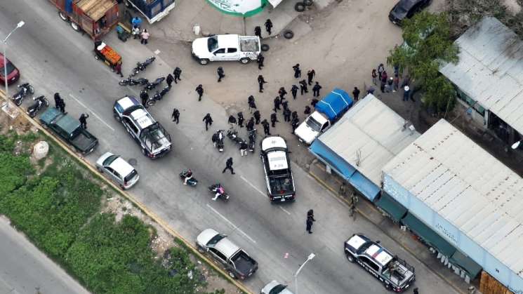 Tras operativo neutralizan grupo de choque en  Central de Abasto