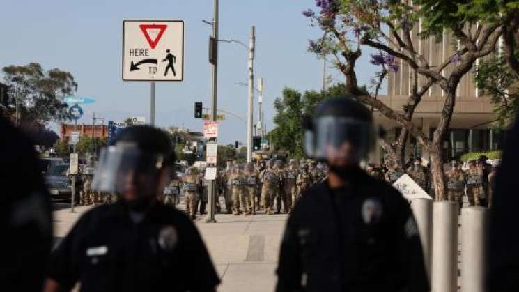 Ordena Juez retiro de Guardia Nacional en Los Ángeles California 