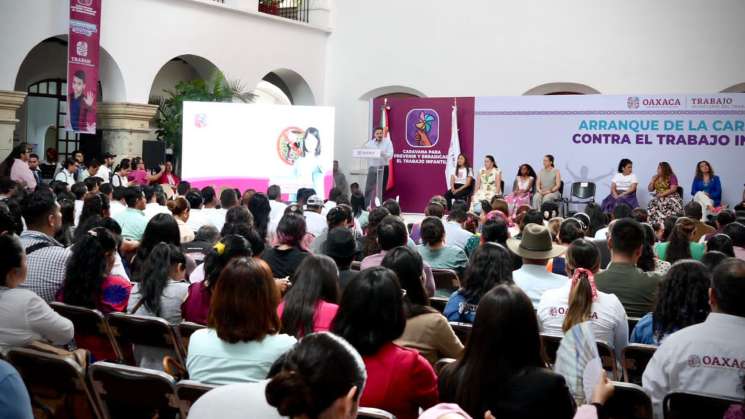Municipio de Oaxaca  por erradicar el trabajo infantil:RCV