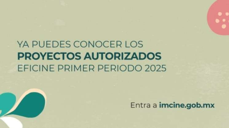 IMCINE anuncia financiamiento a 59 proyectos cinermatográficos