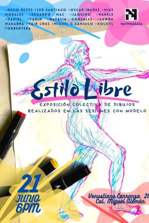 Exposición de Dibujo en el espacio Nativo Oaxaca