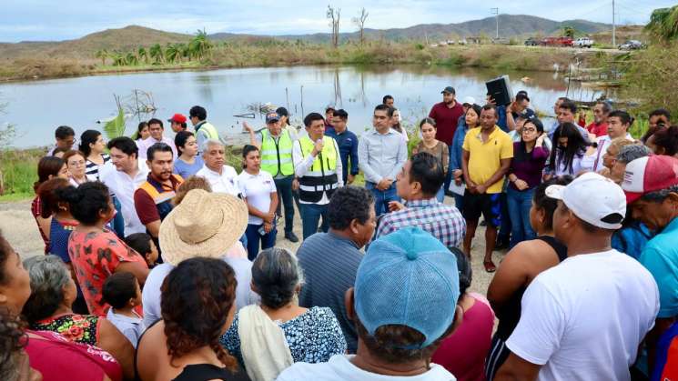 Salomón Jara brinda atención directa a comunidades afectadas 