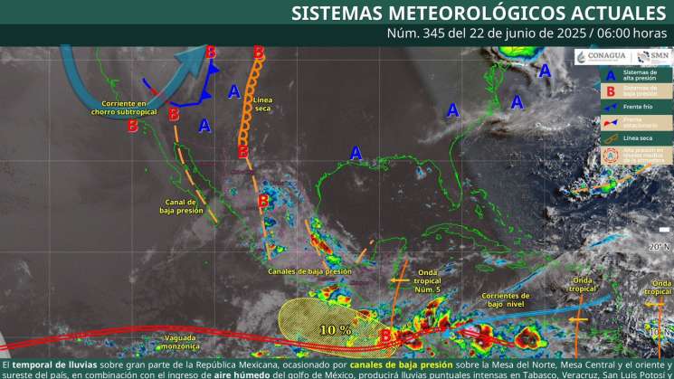Continúan las lluvias, lloviznas y nieblas en Oaxaca