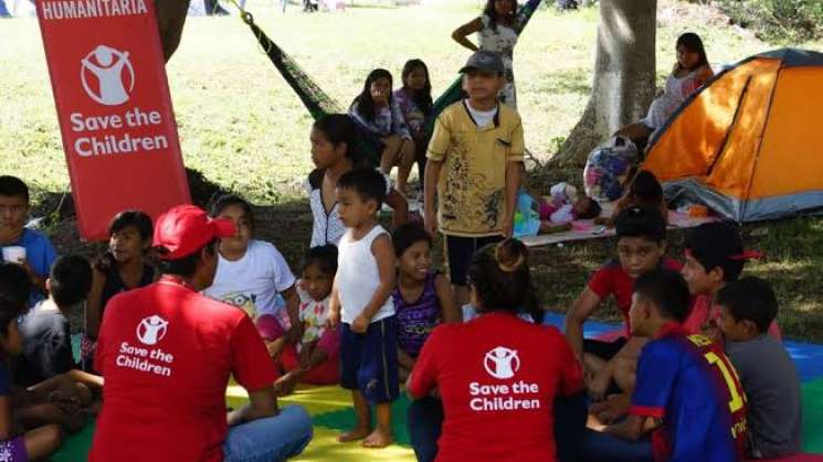 Llega a Oaxaca Save the Children repartiendo víveres  en la Costa