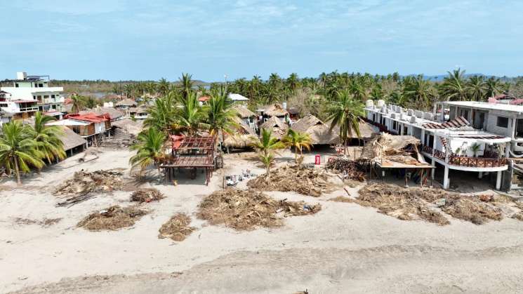 Atiende Sectur Oaxaca a pueblos afectados por el huracán Erick 