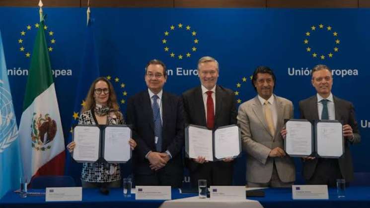 Reforzan la alianza Unión Europea–ACNUR en México