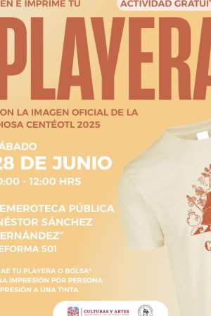 Impime tu playera gratis con la imagén de la Diosa Centéotl