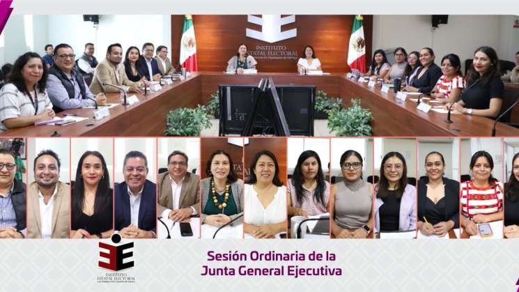 Junta General Ejecutiva  del IEEPCO realiza Sesión Ordinaria 