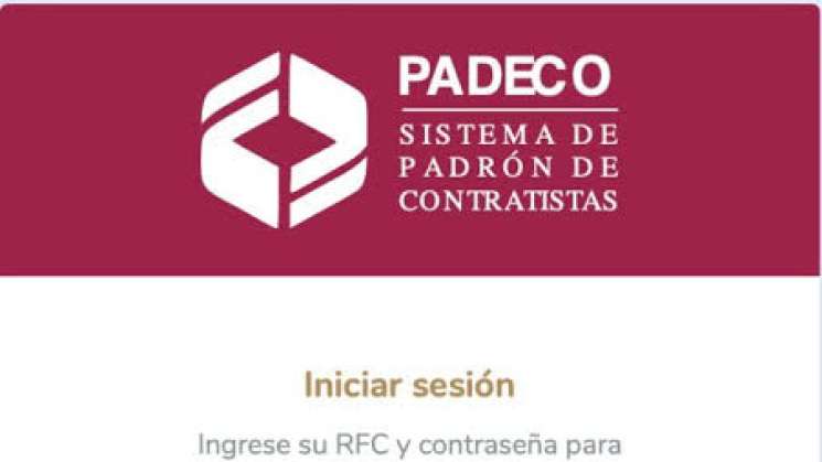 Transparenta Secretaría de Honestidad listado de contratistas 