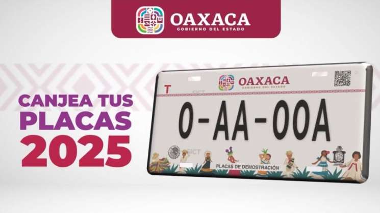 Prorrogan canje de placas hasta  el 30 de septiembre