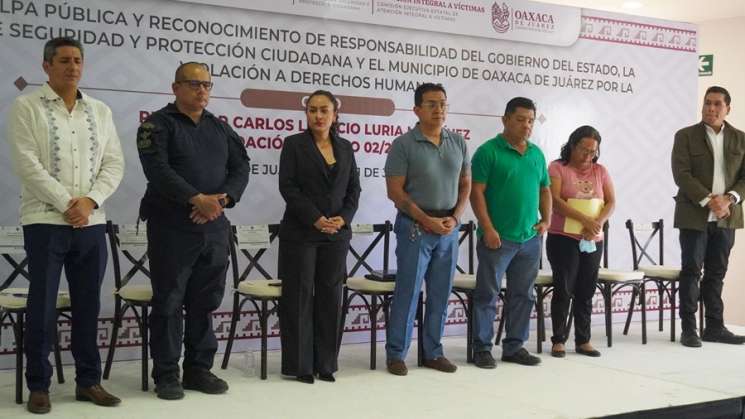 Da Gobierno de Oaxaca disculpa pública a maestro por violentar DH