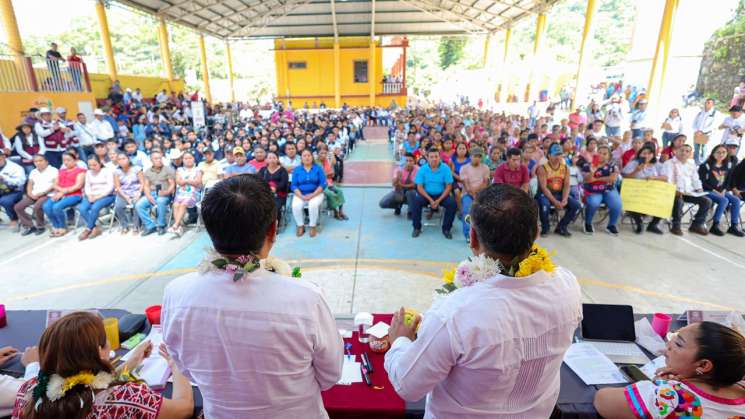 Impulsa Salomón Jara obras para bienestar de San Bartolomé Ayutla