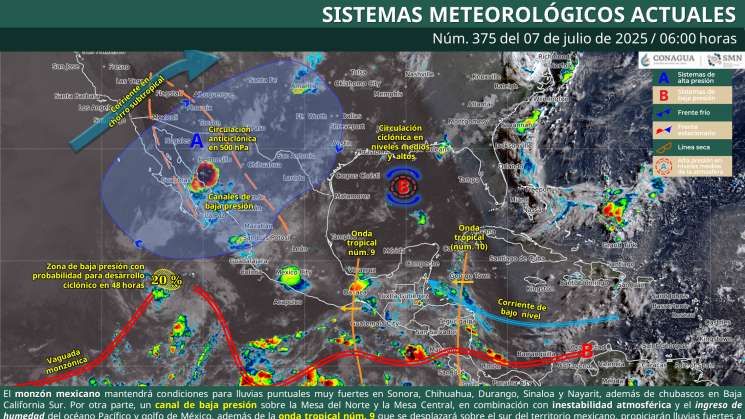Anuncian lluvias puntuales intensas en Oaxaca 