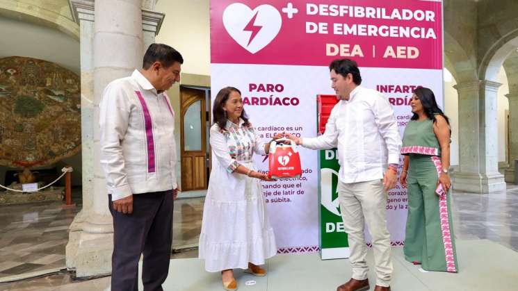 Oaxaca es Destino Cardio Protegido con desfibriladores públicos 