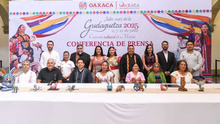 SECULTA y SECTUR anuncian programa de la Guelaguetza 2025