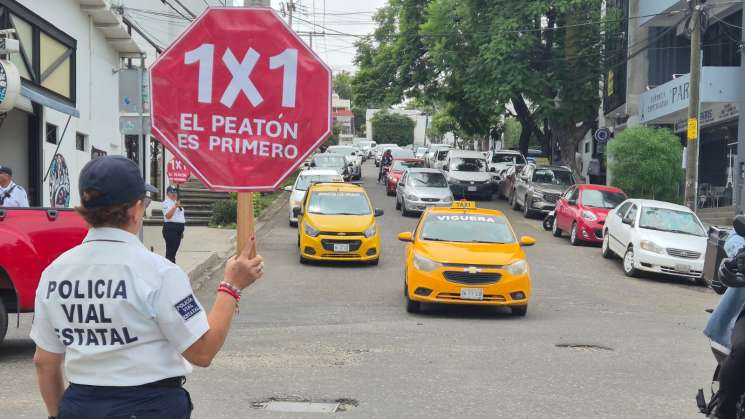 Refuerza PV programa “1x1” para proteger a peatones 