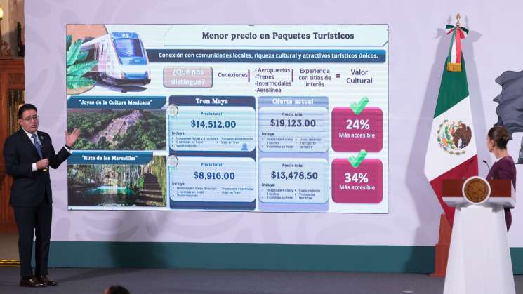 Sedena muestra paquetes turísticos y precios del tren Maya 