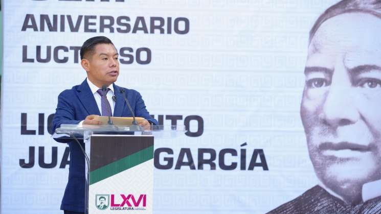 Congreso de Oaxaca  rinde homenaje luctuoso a Benito Juárez