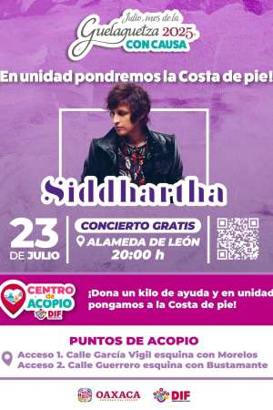 Siddhartha ofrece concierto en la Almeda de León