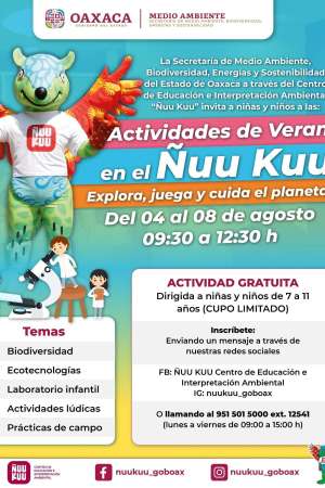 Invitan a la niñez a las Actividades de Verano en el CEIA