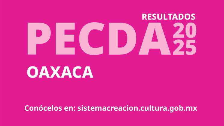 PECDA da a conocer los 62 proyectos seleccionados para Oaxaca