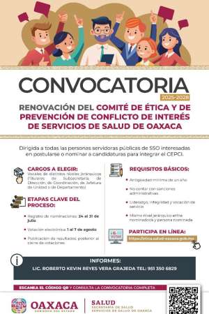 Convoca SSO a renovación del Comité de Ética 