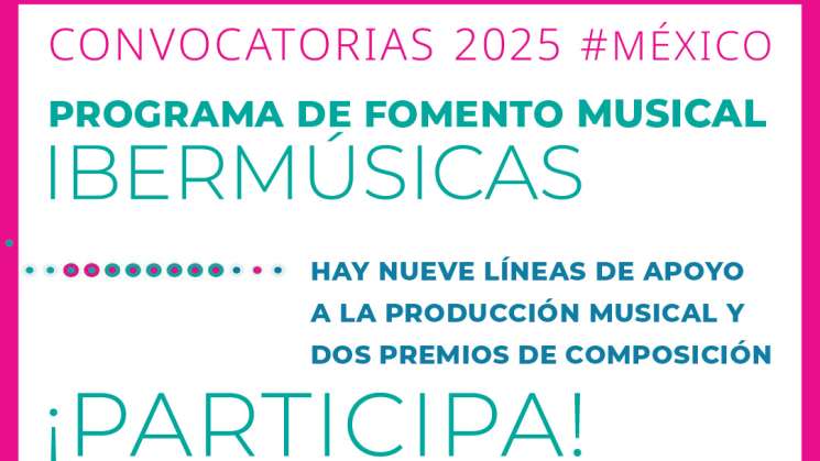Lanzan convocatorias 2025 de programa fomento musical ibermusicas