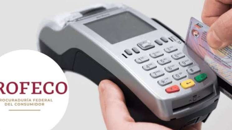 Profeco: ilegal cobrar comisión por pago con tarjeta en lugares