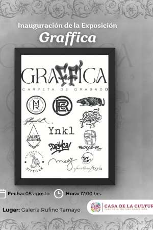 Casa de la Cultura invita a la exposición Graffica