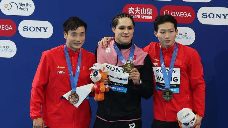 Osmar Olvera gana medalla de oro en Mundial de Singapur