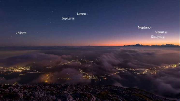 México verá fenómeno astronómico con alineación de 6 planetas