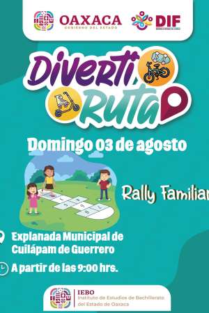 Invitan a edición 40 de la Diverti Ruta en Cuilápam de Guerrero
