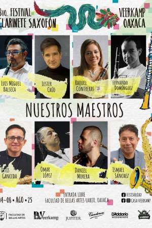 Programa artístico de Festival de Clarinete y Saxofón
