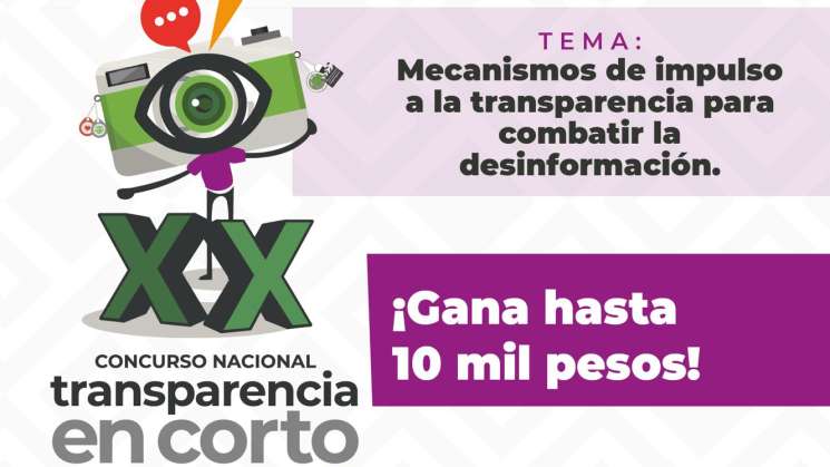 Etapa estatal del XX Concurso Nacional Transparencia en Corto
