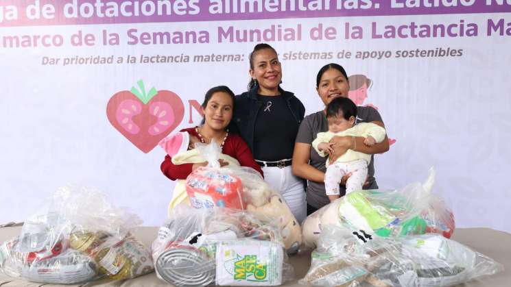 Refrenda DIF Oaxaca respaldo a mujeres embarazadas o en lactancia