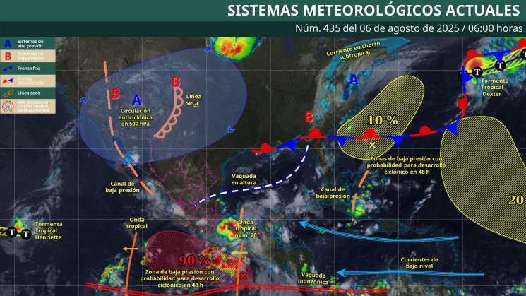 Persistirán lluvias de intensidad variable en zonas de Oaxaca